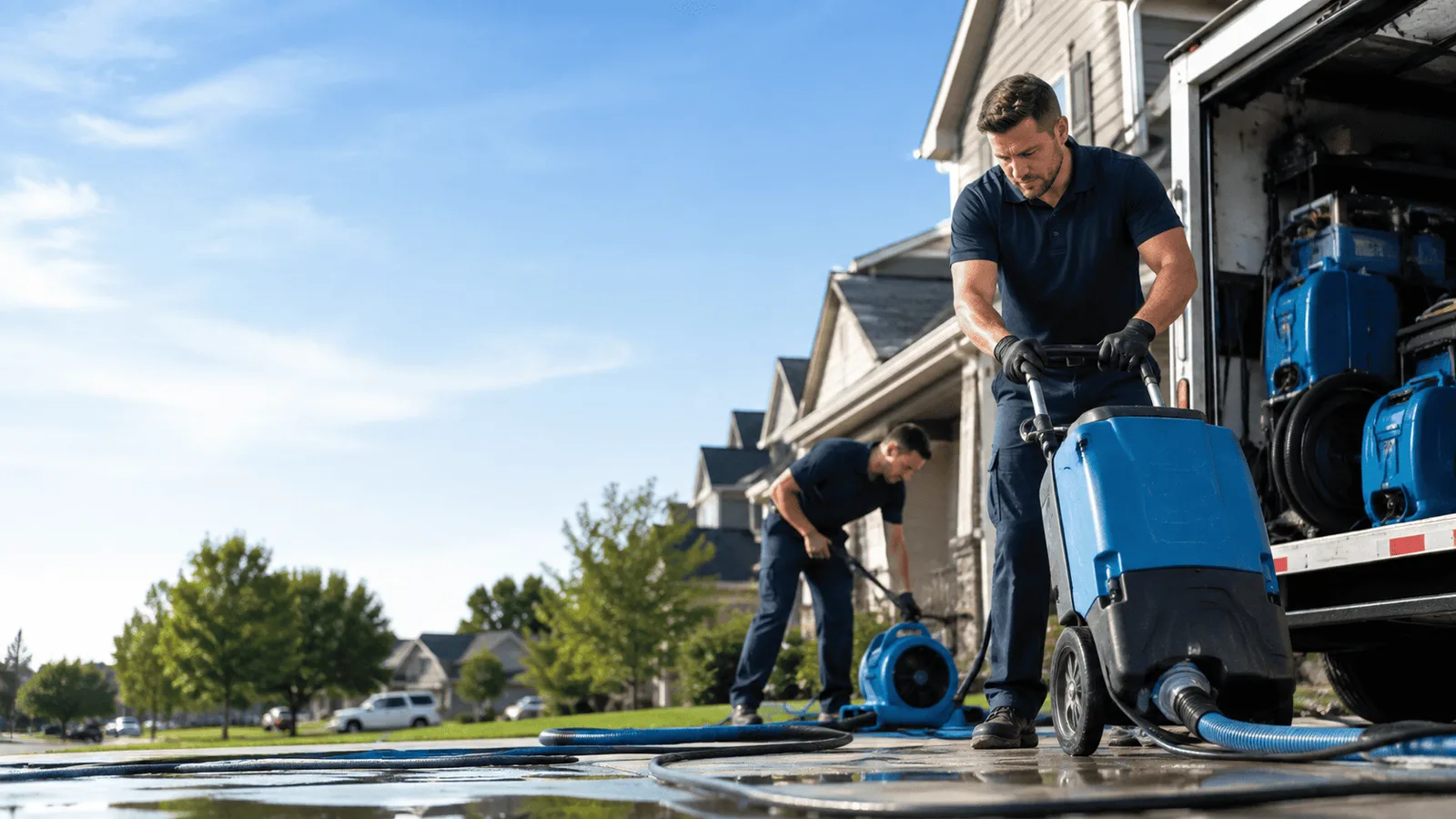 Dehumidification being performed in Kealakekua, HI
